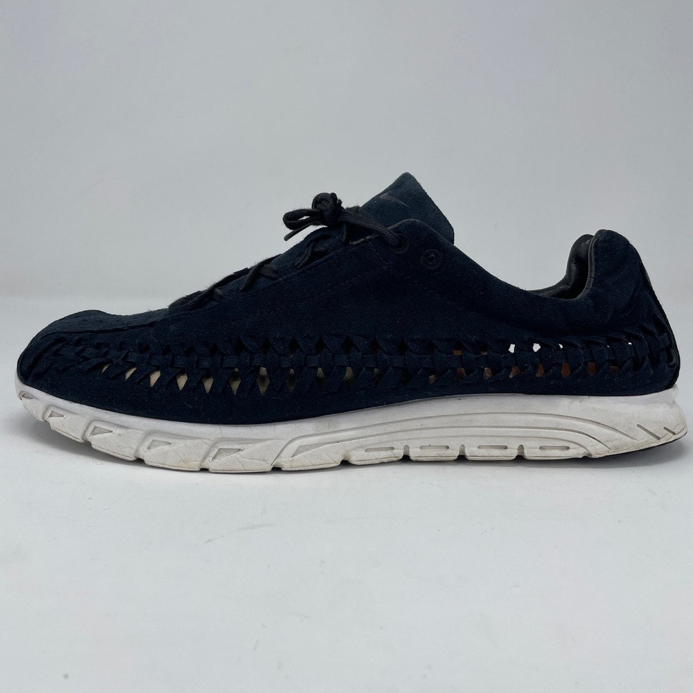 Nike Mayfly QS Woven Black Suede Breathable Lightweight Shoe Sneakers 621365-002